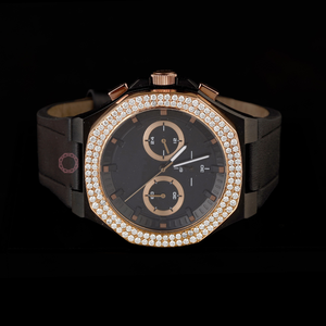 Luxury <b>Men's</b>/Women's <b>Watch</b> Natural Lab Grown D VVS Moissanite Diamond Formal/Casual Everyday Office Professional Wear Dial Glass - Product Image 1