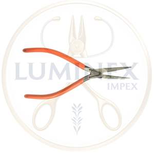 Pince à bec plat et coupe-fil en acier inoxydable LUMINEX IMPEX LUB=6 pour la soudure de bijoux, utilisation en bricolage - Léger - Product Image 3