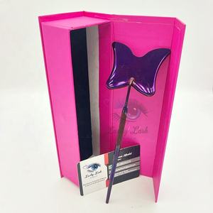 กระจกติดขนตาสแตนเลสแบบแข็งรูปทรงผีเสื้ออุปกรณ์เสริมความงามสั่งติดฉลากได้เอง - Product Image 6