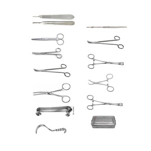 Ensemble de chirurgie générale de base, acier inoxydable, instruments chirurgicaux de haute qualité, certifiés CE pour la salle d'opération - Product Image 1