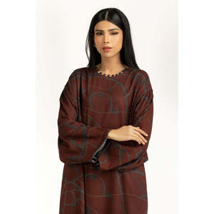 ชุดลำลองแบบ Co-Ord รุ่น IPST-55065 ผ้าวิสโคสเครปพิมพ์ลายสำหรับผู้หญิง - Product Image 1