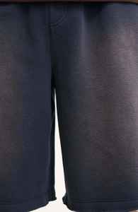 Pantalones Cortos Largos lavados sunfade de lana de algodón 100% cómodos hechos a medida para hombre, ropa informal de verano, pantalones cortos lisos de moda para hombre - Product Image 5