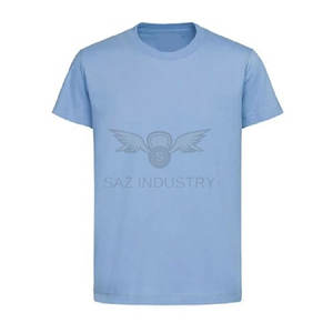 2022เสื้อยืดแขนสั้นผ้าฝ้ายถักทรงโอเวอร์ไซส์สำหรับผู้ชายเสื้อยืดผ้าฝ้ายออกแบบโลโก้ได้ตามต้องการ - Product Image 2