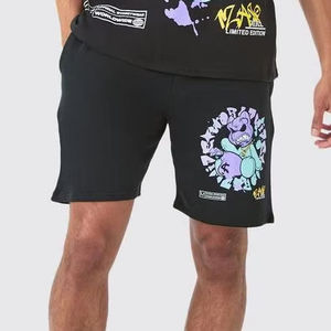 Conjunto de Camiseta y Pantalones Cortos de Verano para Hombre, Talla Grande, Cuello Extendido, Diseño Teddy, Secado Rápido, Transpirable, al por Mayor - Product Image 5