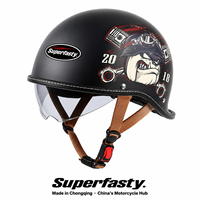 Casque Moto Ouvert Premium Étanche en ABS à Libération Rapide, Design Sportif pour la Conduite Estivale, Scooter, Vente en Gros OEM