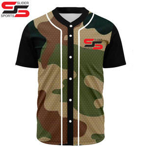 2025 ropa deportiva de softbol de poliéster Unisex personalizada, Jersey y camisetas estampadas con sublimación para jugadores de béisbol adultos - Product Image 1