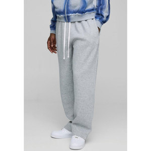 Pantalons de survêtement amples pour hommes, en tissu lourd, lavés, coupe ample, jambes larges, streetwear, joggers - Product Image 4