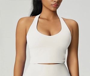 Sujetador de ropa deportiva personalizado de alta calidad para mujer, de secado rápido, sin costuras, transpirable, para gimnasio, Fitness, ropa deportiva, Sujetador deportivo desnudo, camiseta sin mangas lavada - Product Image 4