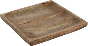 Plateau de service moderne carré en bois de manguier Assiettes à dîner écologiques de haute qualité pour la maison Hôtel Restaurant - Product Image 3