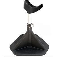 Support de sabot réglable en métal pour chevaux, 2 en 1, berceau et poteau, cric pour sabots, outil de sablage pour boucher à chevaux, base ronde