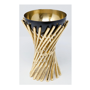 Support design en bois de cerf coulé en gros bols de concepteur de fête de mariage et d'événements bol de service décoratif moderne en métal de luxe pour la nourriture - Product Image 6