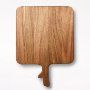 Planche à découper en noyer, planche à découper en bois unique avec poignée, planche à découper, planche à servir le fromage, durable, facile à laver au lave-vaisselle - Product Image 3