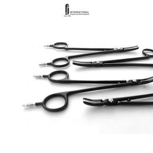 Pinzas selladoras de arteria antiadherentes bipolares manuales autoclavables Juego de instrumentos reutilizables de cable de silicona de acero inoxidable electro - Product Image 2