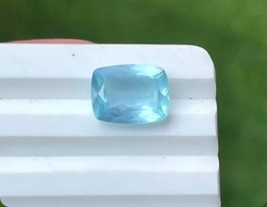 Natural 3.95CT Cojín Aguamarina Piedra preciosa suelta Marzo Piedra natal Color increíble y calidad para la fabricación de joyas Precios al por mayor - Product Image 2