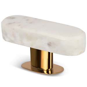 Bouton en laiton de pierre ovale tirer la poignée bouton de tiroir vente chaude boutons de marbre avec la taille de forme de couleur personnalisée fabriquée en Inde article - Product Image 6