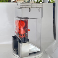 Extracteur de jus d'orange électrique commercial en acier inoxydable 304 haute productivité pour usine de transformation de fruits avec moteur