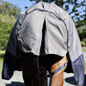 Combo impermeable 1200D azul marino y gris con relleno de 0 a 350g 1200D tela impermeable y transpirable Rip-Stop, con clasificación de 3000mm - Product Image 5