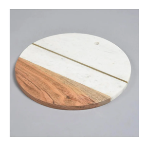 Planche à découper en bois et marbre d'acacia Vente en gros Logo personnalisé Planche à découper en bois d'acacia marbre meilleure vente - Product Image 1