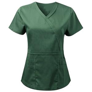 Nouvel arrivage d'uniformes hospitaliers gommages médicaux infirmière à manches longues nouvelle couleur costume de gommage/ensemble pour femmes - Product Image 3