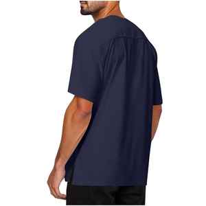 Camisetas de Hombre de Alta Calidad, Talla Grande, Hombros Caídos, 100% Algodón, 280 GSM, Cuello Redondo Estampado, Ajuste Holgado - Product Image 6