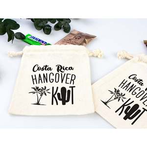 Custom Costa Rica Hangover Kit <b>Bags</b> for Bachelorette Wedding Recovery Screen Embroidered for Personalized Packaging Promotions - Product Image 2