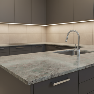 Custom Kitchen & Bathroom Vanity Tops Natural Stone Countertops Carrara Calacata <b>Granite</b> Prefab Cut Sizes for Hotels Projects - Product Image 3