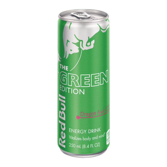 Карбонатные напитки для Red Bull Green Edition для международных дистрибьюторов, упакованные в банки и бутылки
