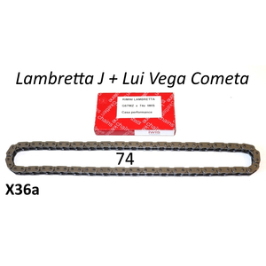 Cadena de transmisión Iwis 74 de muy alta calidad para Lambretta Lui Vega Cometa + J - Product Image 1