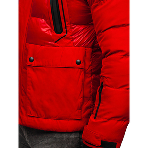 Men's Oversize Bubble Puffer Down <b>Padding</b> Winter <b>Jacket</b> Custom Quilted Down Puffer <b>Jacket</b> For Men Pocket Windbreak <b>Hooded</b> <b>Jacket</b> - Product Image 5