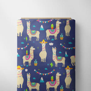 맞춤형 디지털 프린팅 4x2 폴리에스터 리브 니트 원단 NO MOQ 샘플 무료 - Product Image 4