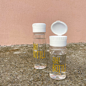 Botella de Agua Reutilizable OHBOTTLE de Tritán sin BPA de Alta Calidad con Tapa Organizadora de Pastillas, Diseño Coreano, Tamaños de 12oz y 16oz - Product Image 3