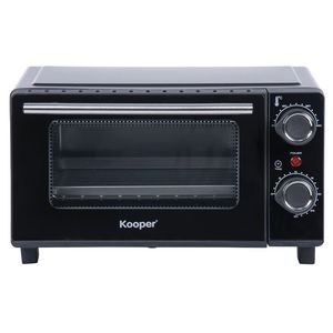 Forno Elettrico Kooper 15L 650W Nero Automatico in Vetro Temperato per Cuocere, Grigliare, Tostare e Girarrosto per Casa, Esterni e Auto - Product Image 1
