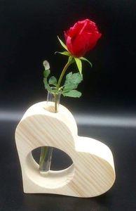 Pot de fleurs en bois extérieur souhaitant bien jardinière arrière-cour décor de jardin jardinières créatives en bois écorce de sapin pots de fleurs jardin - Product Image 3