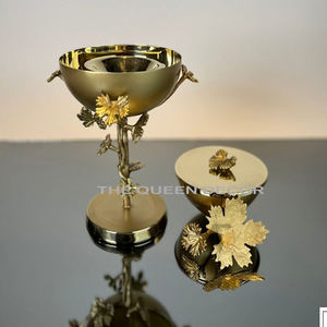 Venta caliente adornos de mesa de lujo ligeros quemadores de incienso adornos de quemador de incienso árabe de Oriente Medio - Product Image 4