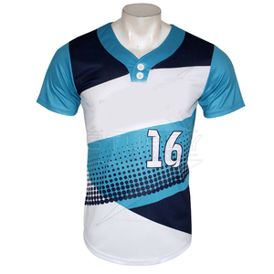 Venta al por mayor cómodo uniforme de béisbol para hombres y mujeres adultos diseño personalizado impresión por transferencia de calor conjuntos cortos mejor Softball - Product Image 2