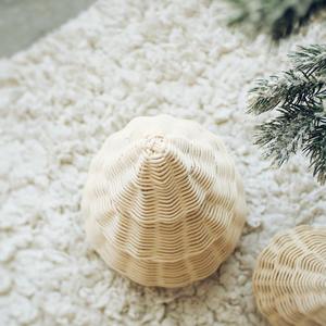 Figura de Árbol de Navidad de Ratán Tejido a Mano, Decoración Navideña de Mimbre Natural para Mesa, Decoración Festiva de Proveedor Vietnamita - Product Image 3