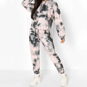 Survêtement de Sublimation pour femmes légères respirant coton/polyester tissu formation porter deux pièces tenue de sport survêtement - Product Image 3