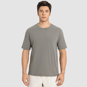 Camiseta Deportiva de Manga Corta para Hombre, de Secado Rápido, para Correr y Hacer Ejercicio, Estilo Lulu, Delgada, Holgada, Transpirable, para Verano - Product Image 4