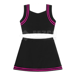 Les uniformes confortables de danse ont fait le tissu mou de polyester pour les uniformes supérieurs de danse de représentation - Product Image 3