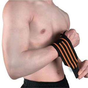 Poignets élastiques de haute qualité avec boucles de pouce de musculation et d'haltérophilie pour sangle de gymnastique de style sportif - Product Image 4