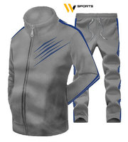 Survêtements de sport d'hiver coupe-vent et respirants personnalisés avec logo pour hommes - 100 % polyester