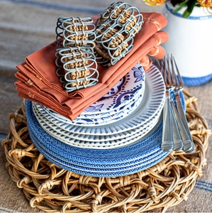 Mantel Individual tejido de ratán al por mayor, mantel decorativo para mesa, plato cargador de mimbre Natural para mesa de comedor, decoración de hogar y restaurante - Product Image 5