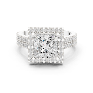 Anillo de diamante de laboratorio de 14K para propuesta - Product Image 3