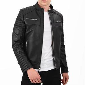 Chaqueta Casual de Cuero PU al por Mayor, Diseño de Logotipo Personalizado, Tallas Grandes, Ropa Urbana para Hombre, Chaqueta de Cuero para Hombre - Product Image 4