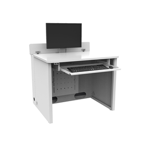 VersaDesk Elevation Convertible Multifunctional <b>White</b> Office <b>Computer</b> <b>Desk</b> for Diverse Uses - Product Image 1