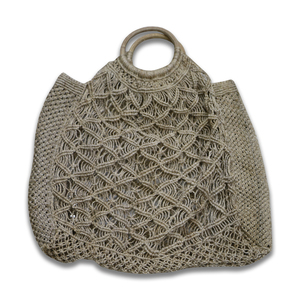 Bolsa de compras de tela reutilizable plegable Unisex, bolso de mano con patrón de cubo impreso con logotipo personalizado, forro de lona de algodón de yute, viaje abierto - Product Image 3