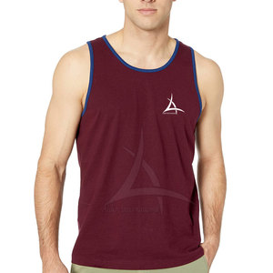 Camiseta sin Mangas para Hombre de Color Sólido Personalizada al por Mayor - Ropa Deportiva Informal de Punto Transpirable con Función de Secado Rápido - Product Image 2