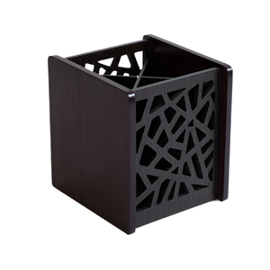 Hot Sale Dark Brown Square <b>Net</b> Design Cutlery Holder From Indian Handicraft Exporter in Affordable Price - Product Image 1