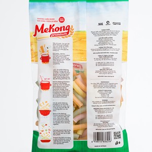 Fournisseur en gros du Vietnam, Fusilli végétal de qualité supérieure sans borax, OEM ODM, 300g, pâtes de riz de la plus haute qualité, sans sucre, faible teneur en sodium, en sachet - Product Image 6
