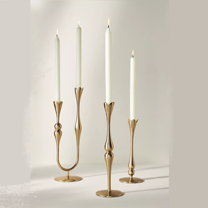 Nouveau bougeoir élégant bougeoir conique fait à la main pour la décoration de table de fête à la maison - Product Image 5